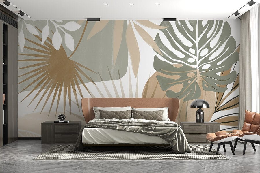 Abstraktní botanický design inspirovaný přírodou