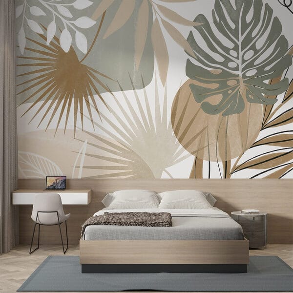Abstraktní botanický design inspirovaný přírodou Abstraktní botanický design inspirovaný přírodou