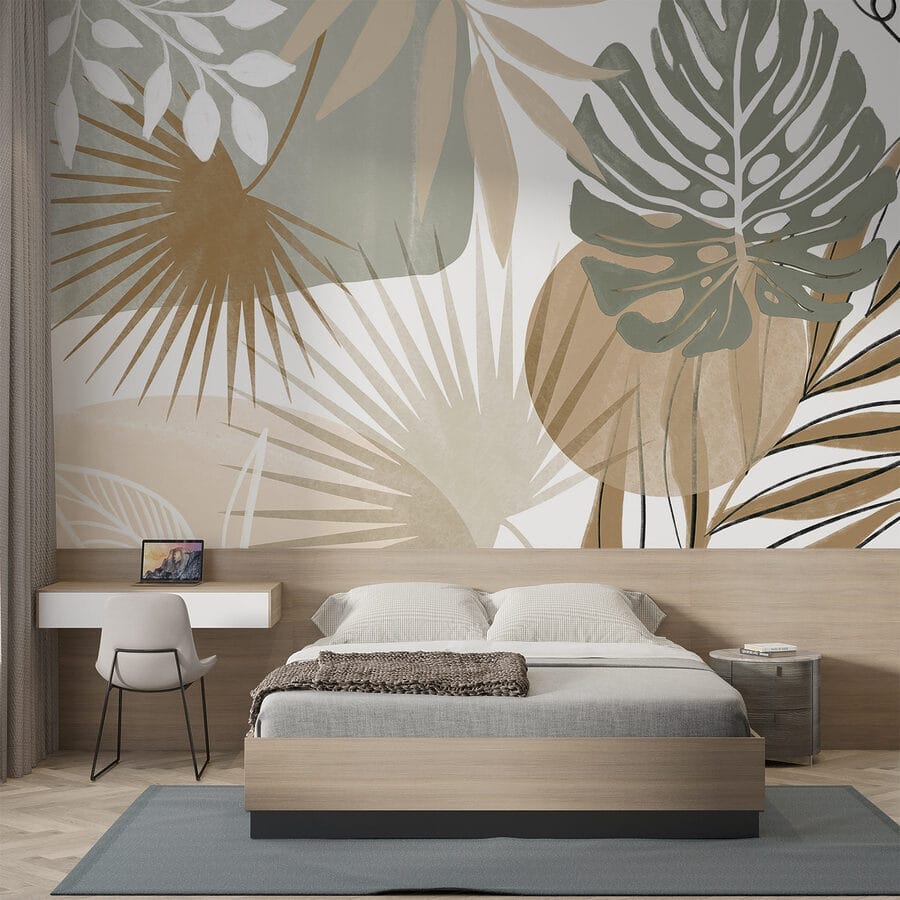 Abstraktní botanický design inspirovaný přírodou