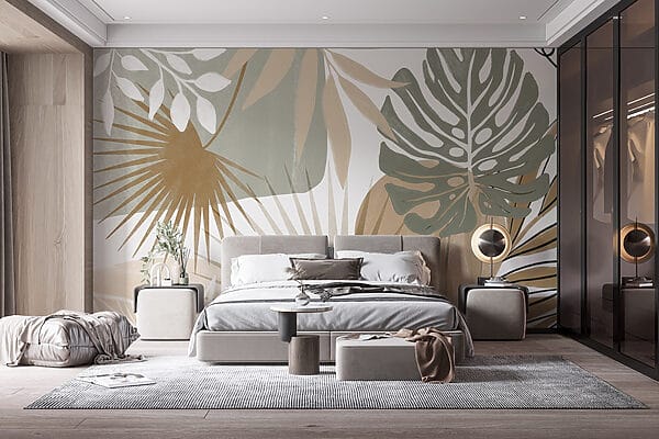 Abstraktní botanický design inspirovaný přírodou Abstraktní botanický design inspirovaný přírodou