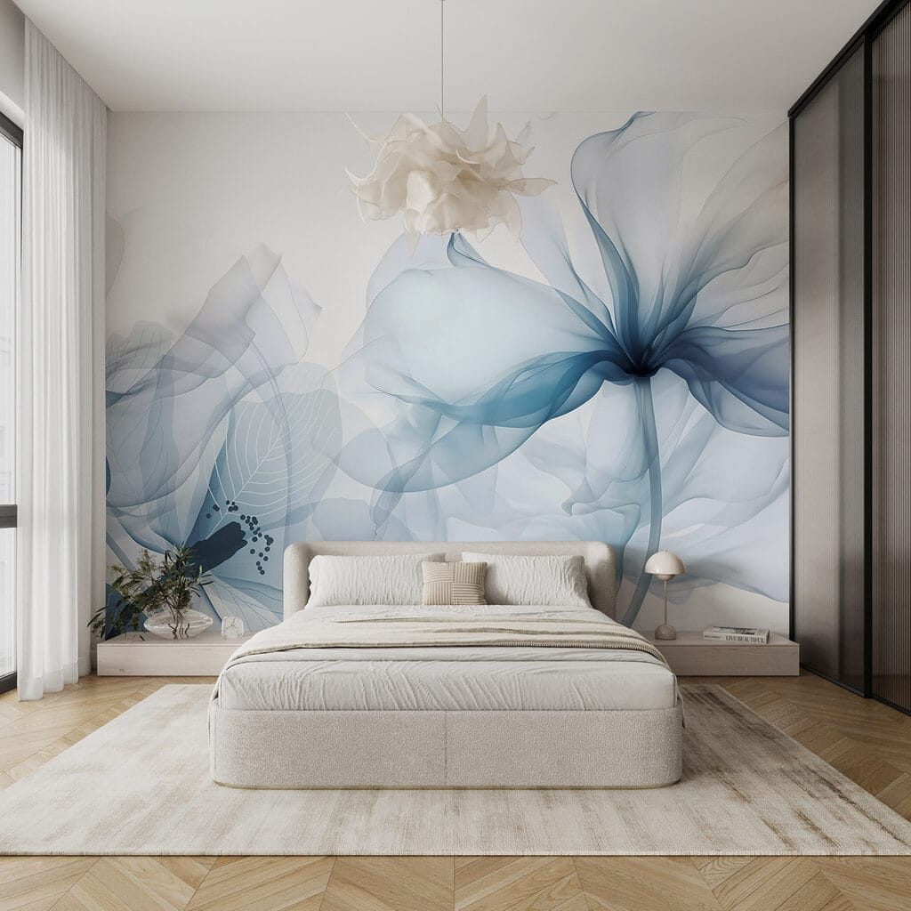 Delicate floral shades in soft hues