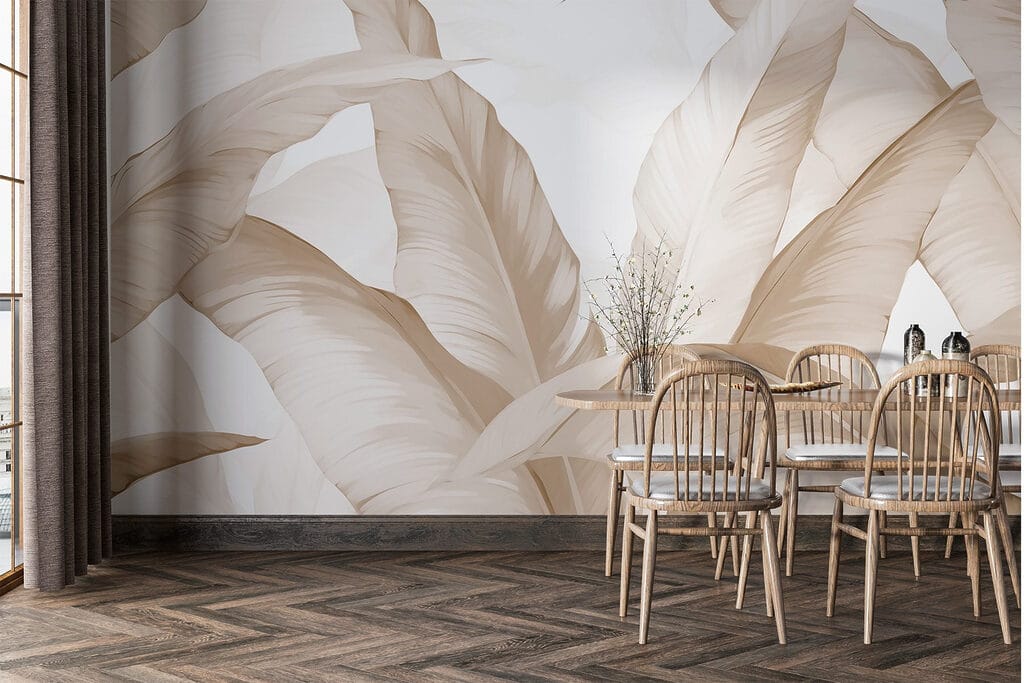 Natural textures in soft tones