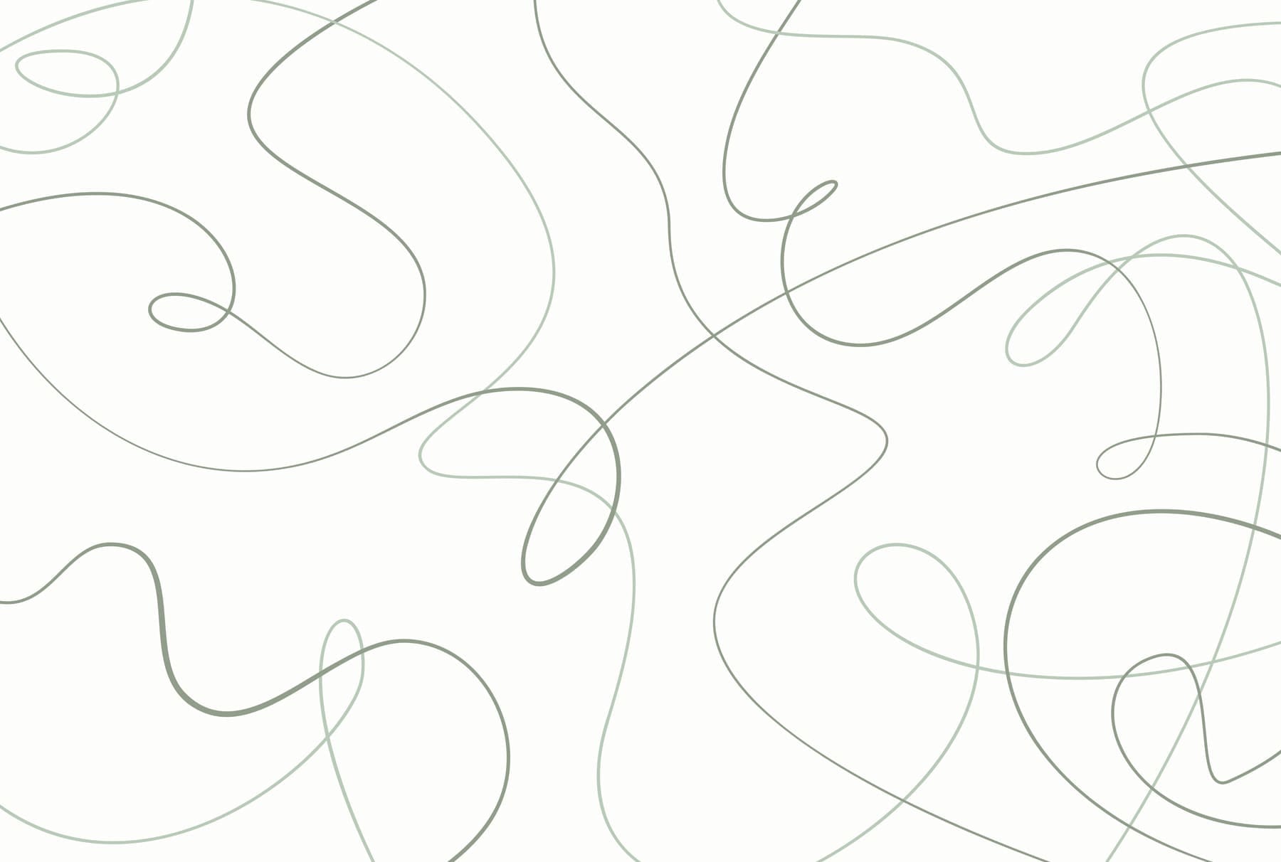 Green lines on a white background Green lines on a white background