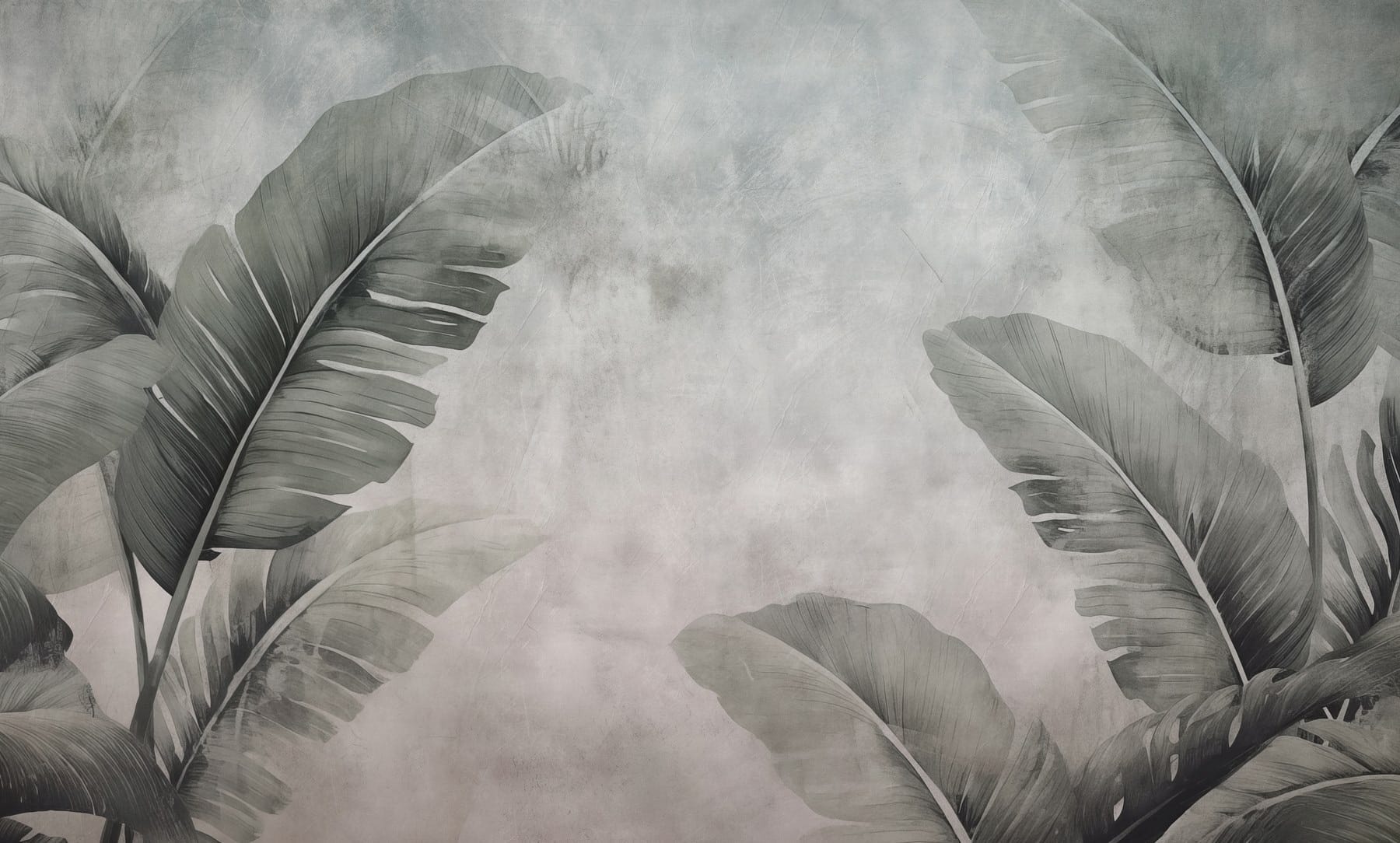 Serene tropical leaves pattern backdrop