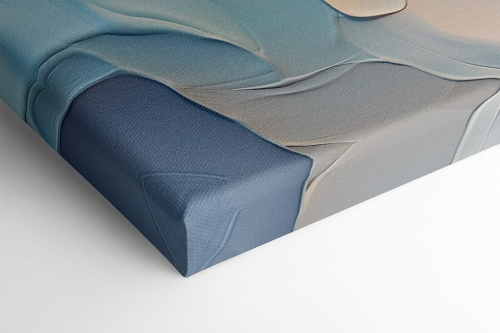 Textured layers in soft hues