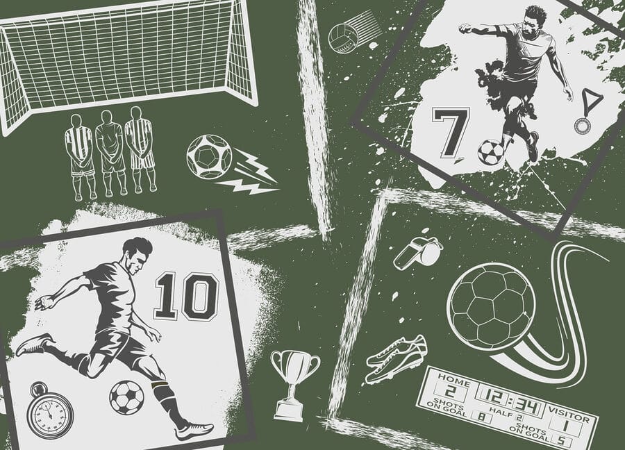 Koláž z různých sportovních snímků