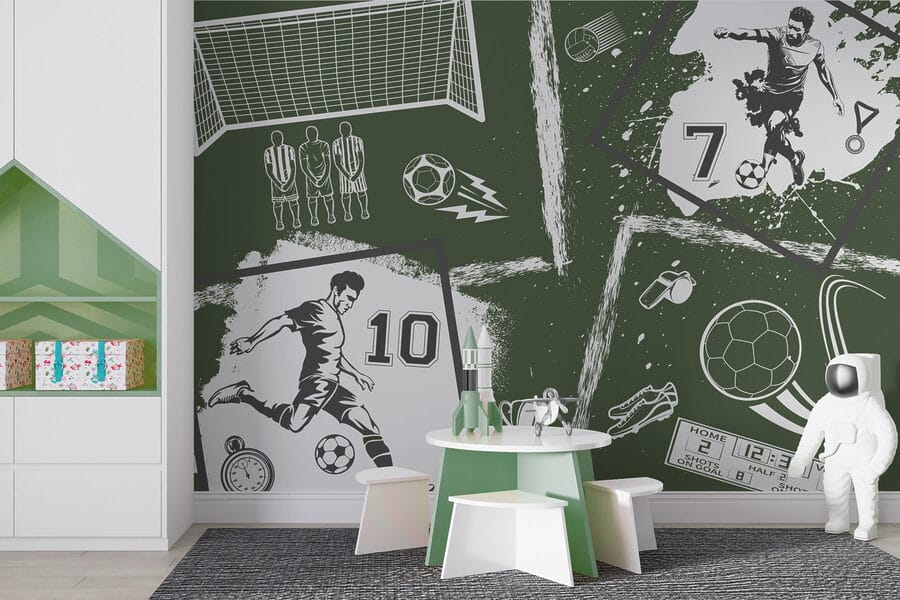 Koláž z různých sportovních snímků