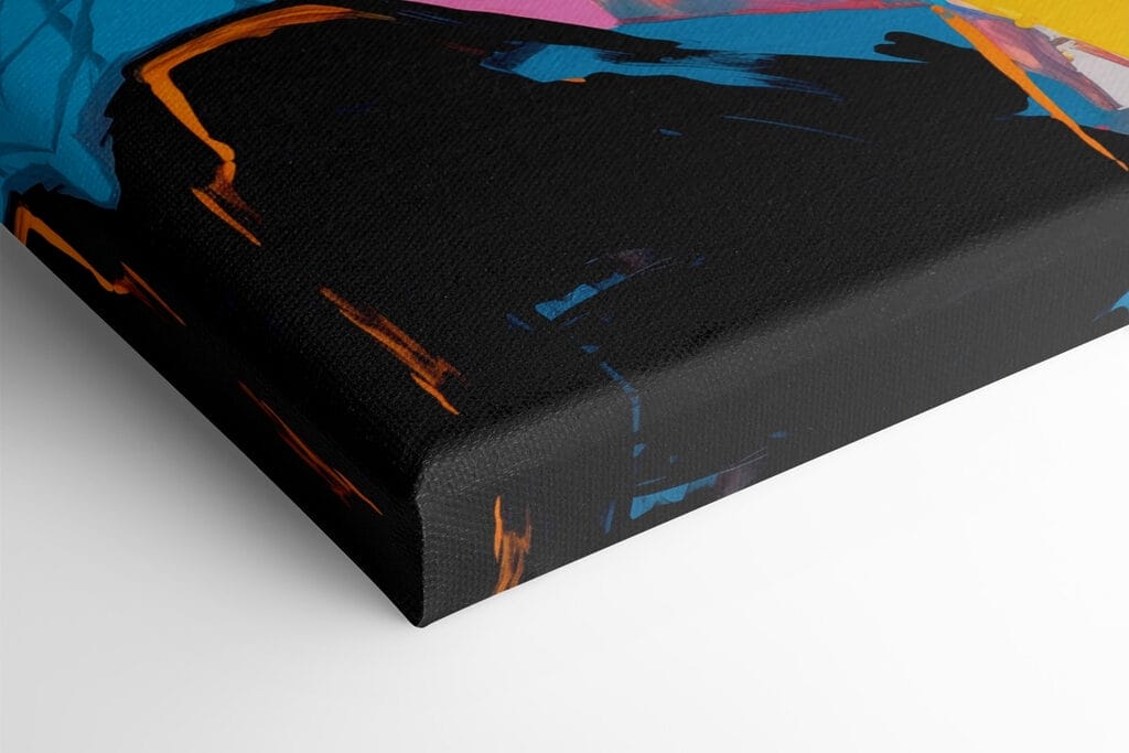 Painting of a woman with her head on her knees