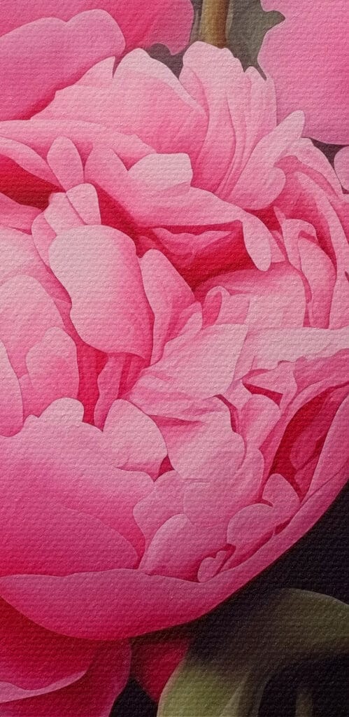 Delicate blooms in soft pink hues