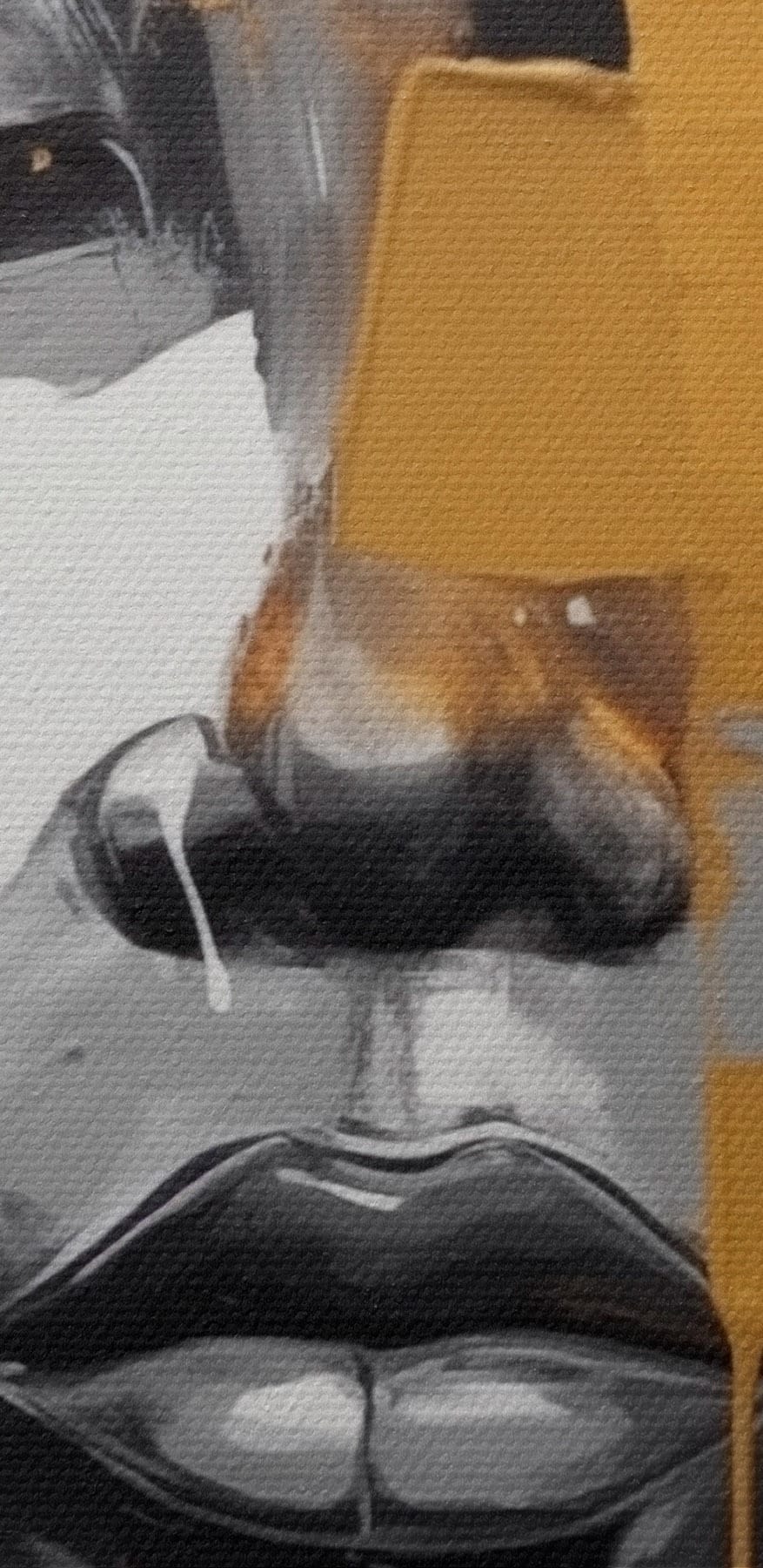 Malba ženského obličeje Malba ženského obličeje
