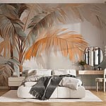 Fototapeta Palmy v mlze