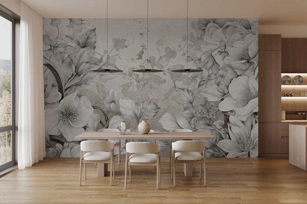Delicate blooms in soft hues