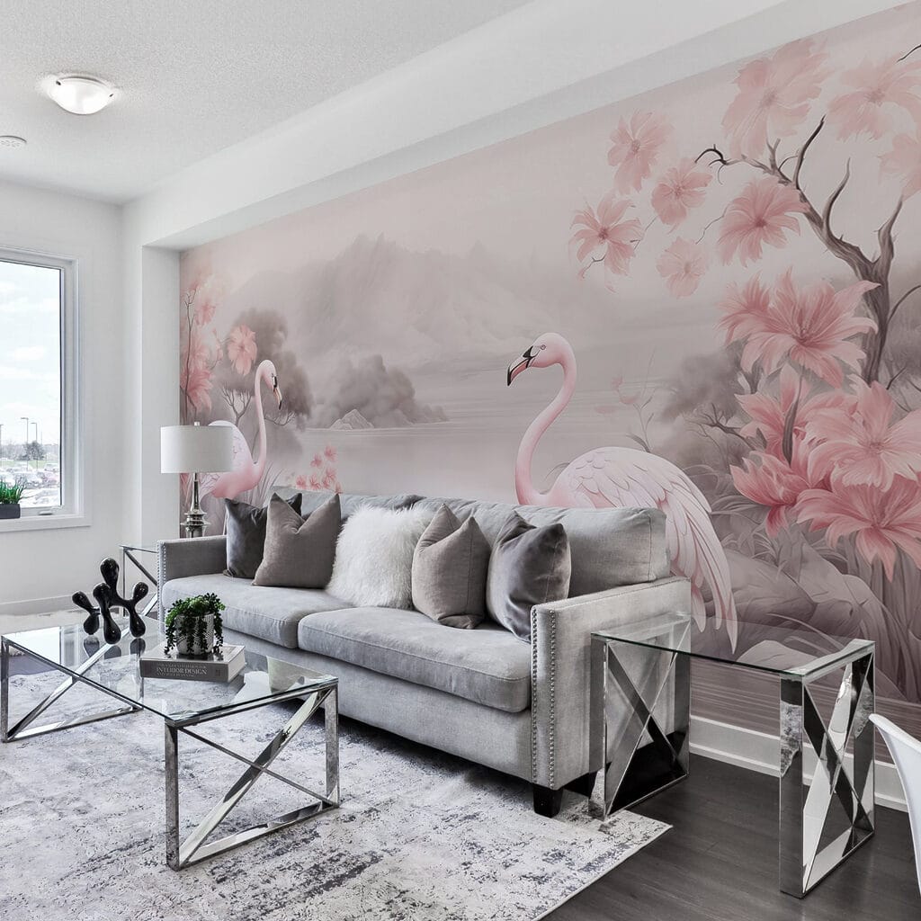 Flamingos in a lake Flamingos in a lake