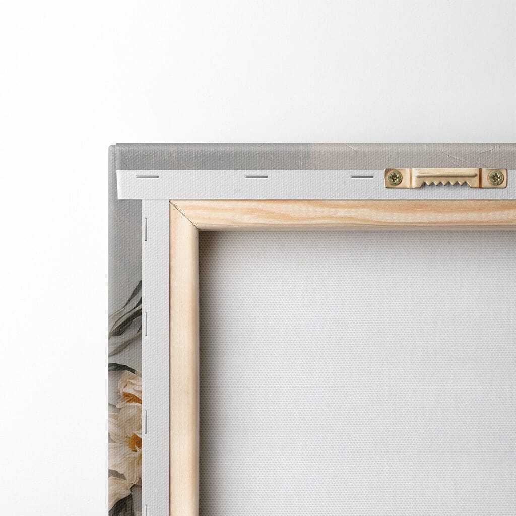 White flowers and green leaves