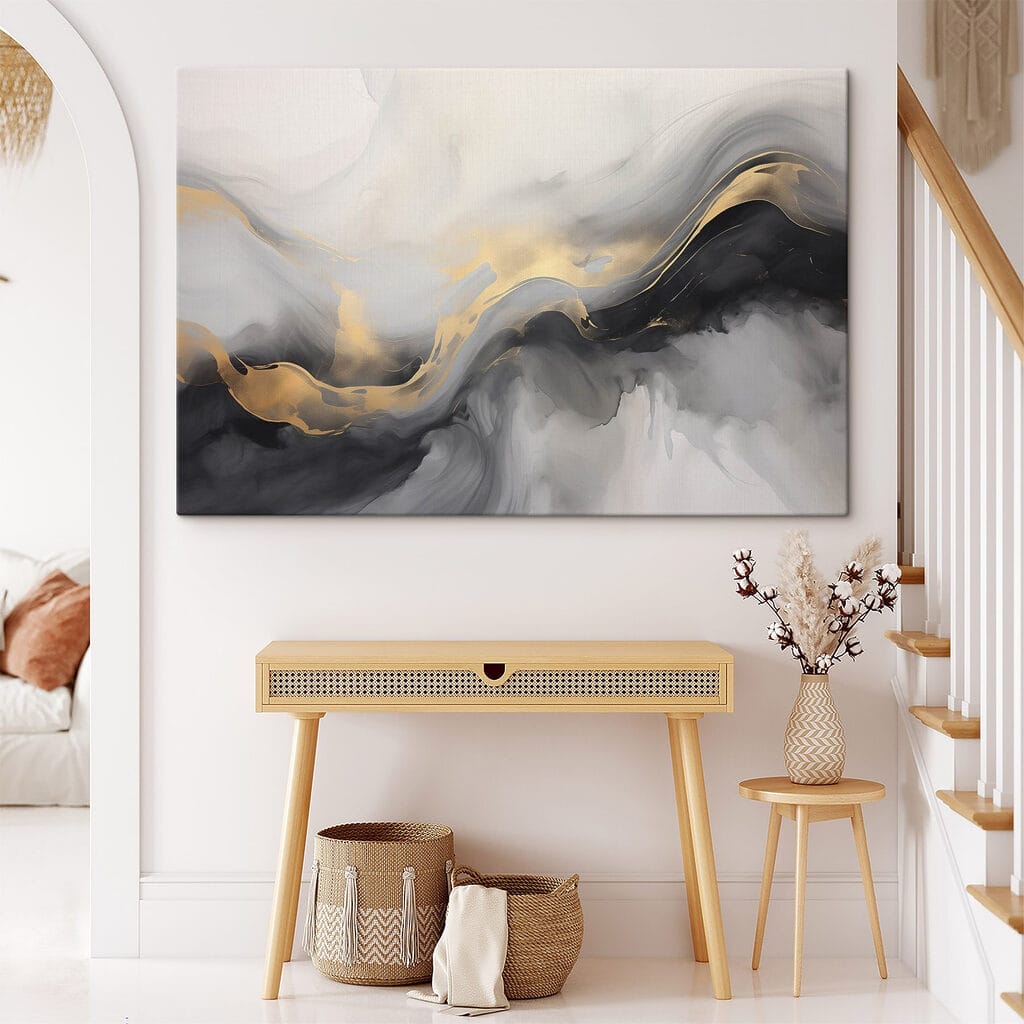 Flowing hues of elegance and depth Flowing hues of elegance and depth