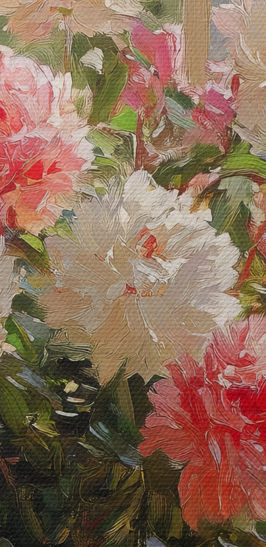 Vase of flowers in front of a window Vase of flowers in front of a window