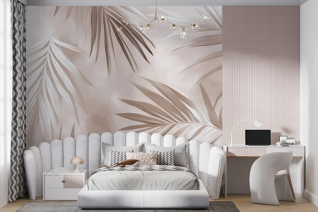 Nature's elegant palm leaves in harmony