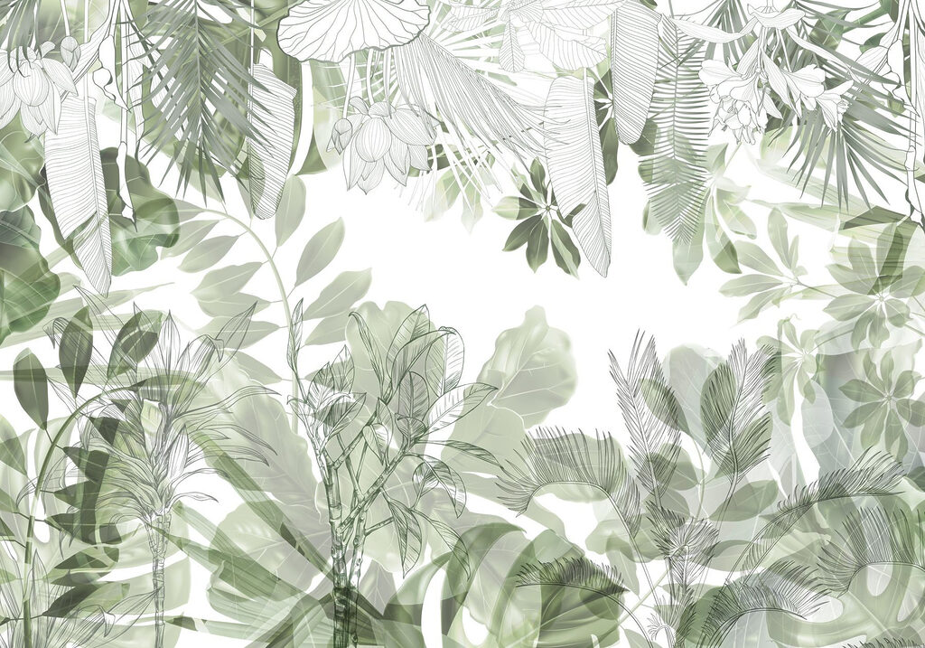 Botanická krása v jemné zelené Botanická krása v jemné zelené