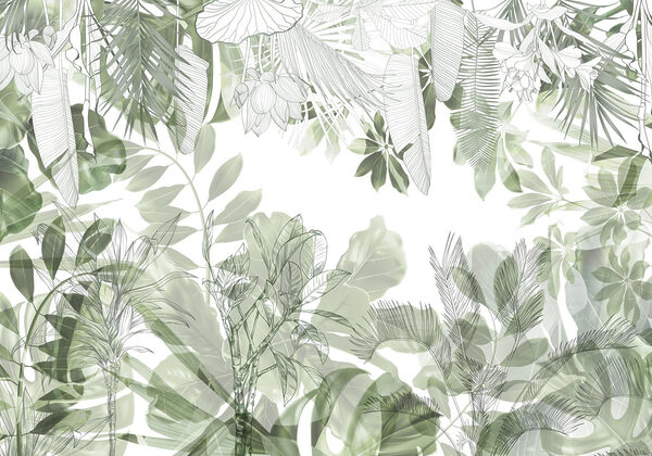 Botanická krása v jemné zelené Botanická krása v jemné zelené