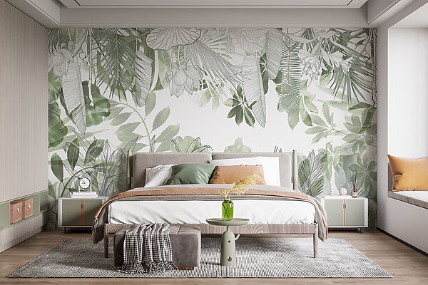 Botanická krása v jemné zelené Botanická krása v jemné zelené