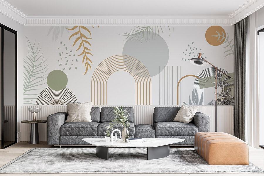 Grafický design rostlin a listů