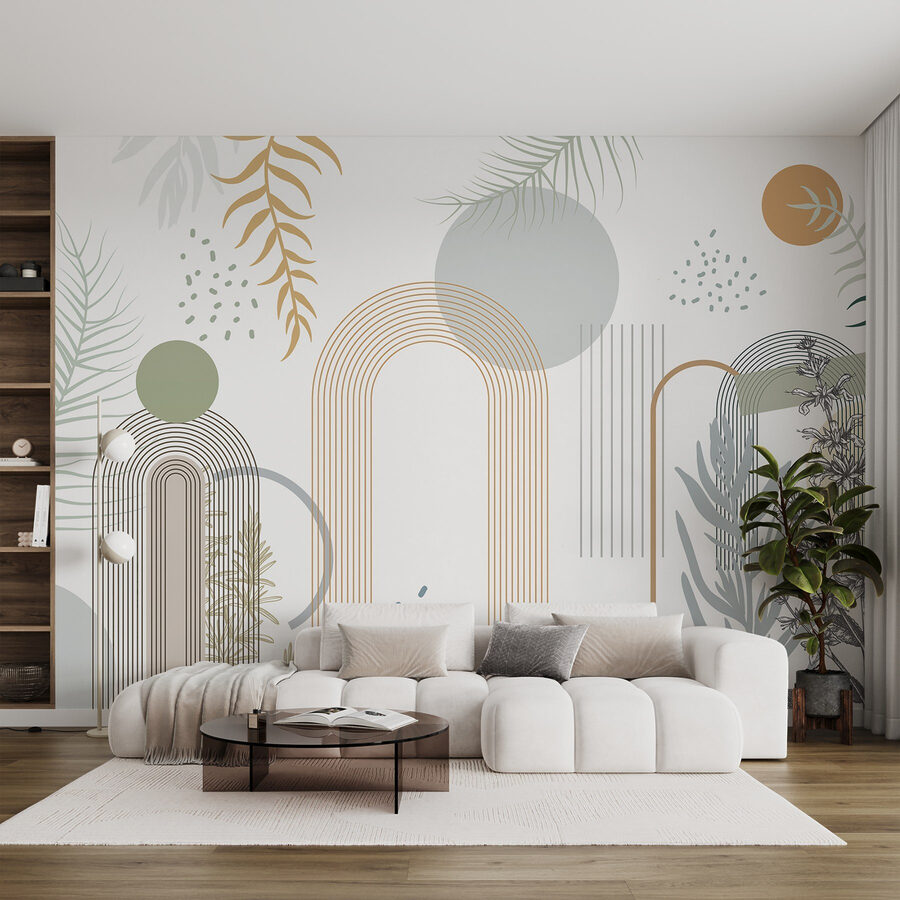 Grafický design rostlin a listů