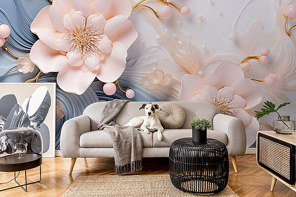 Elegantní květinový design v jemných tónech Elegantní květinový design v jemných tónech