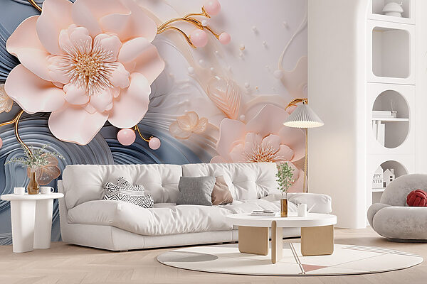 Elegantní květinový design v jemných tónech Elegantní květinový design v jemných tónech