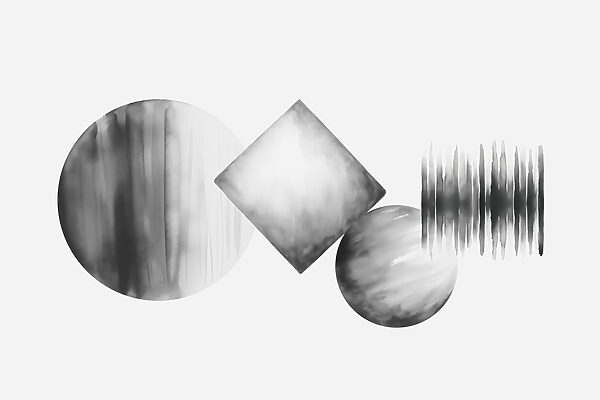 Group of circles and squares