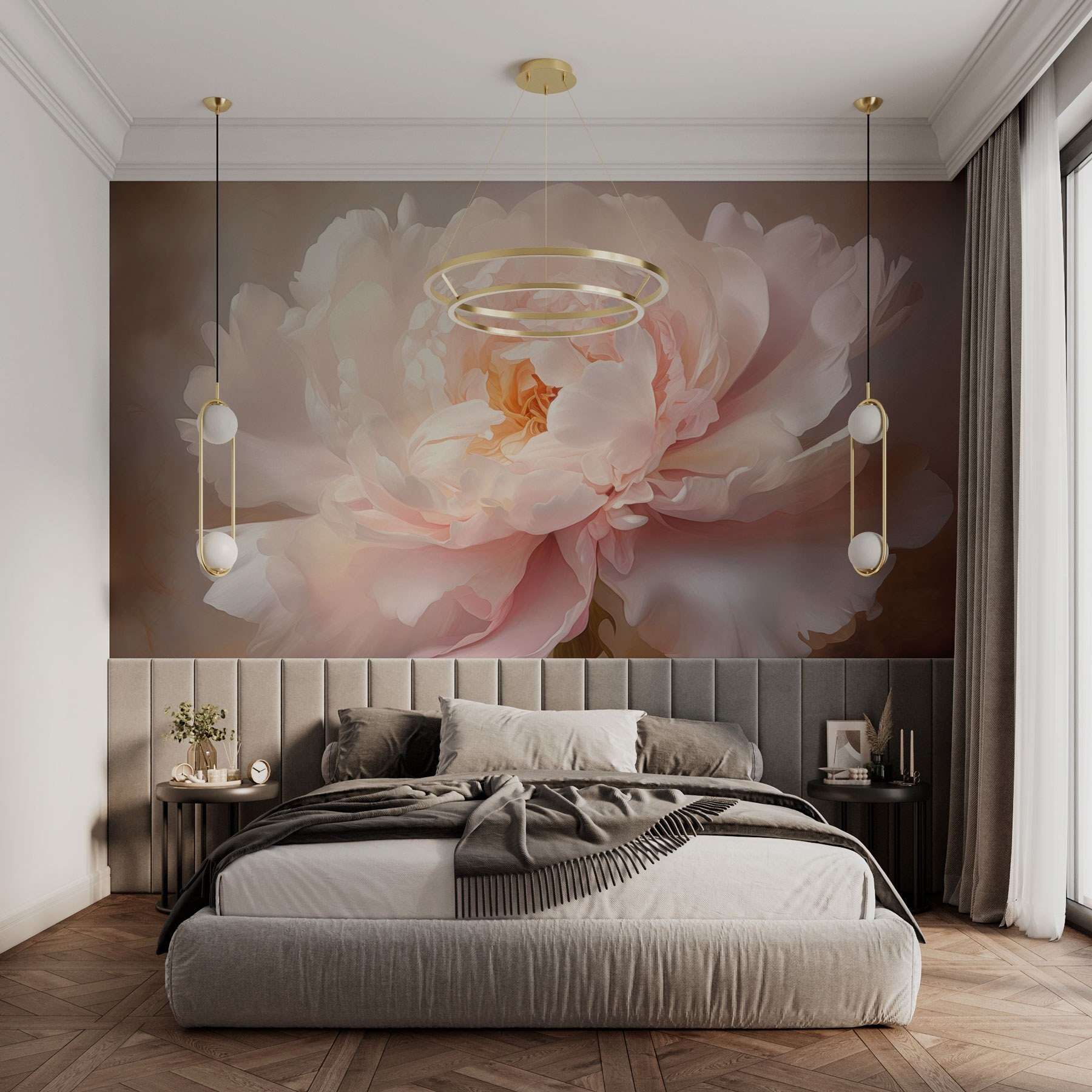 Delicate petals in soft hues