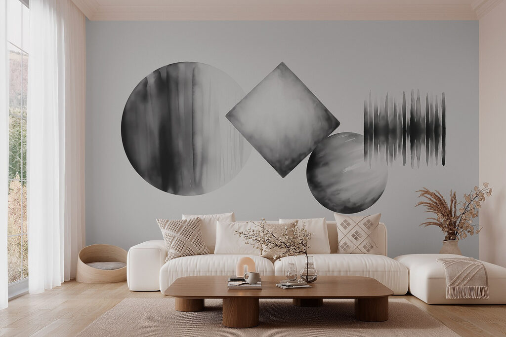 Group of circles and squares