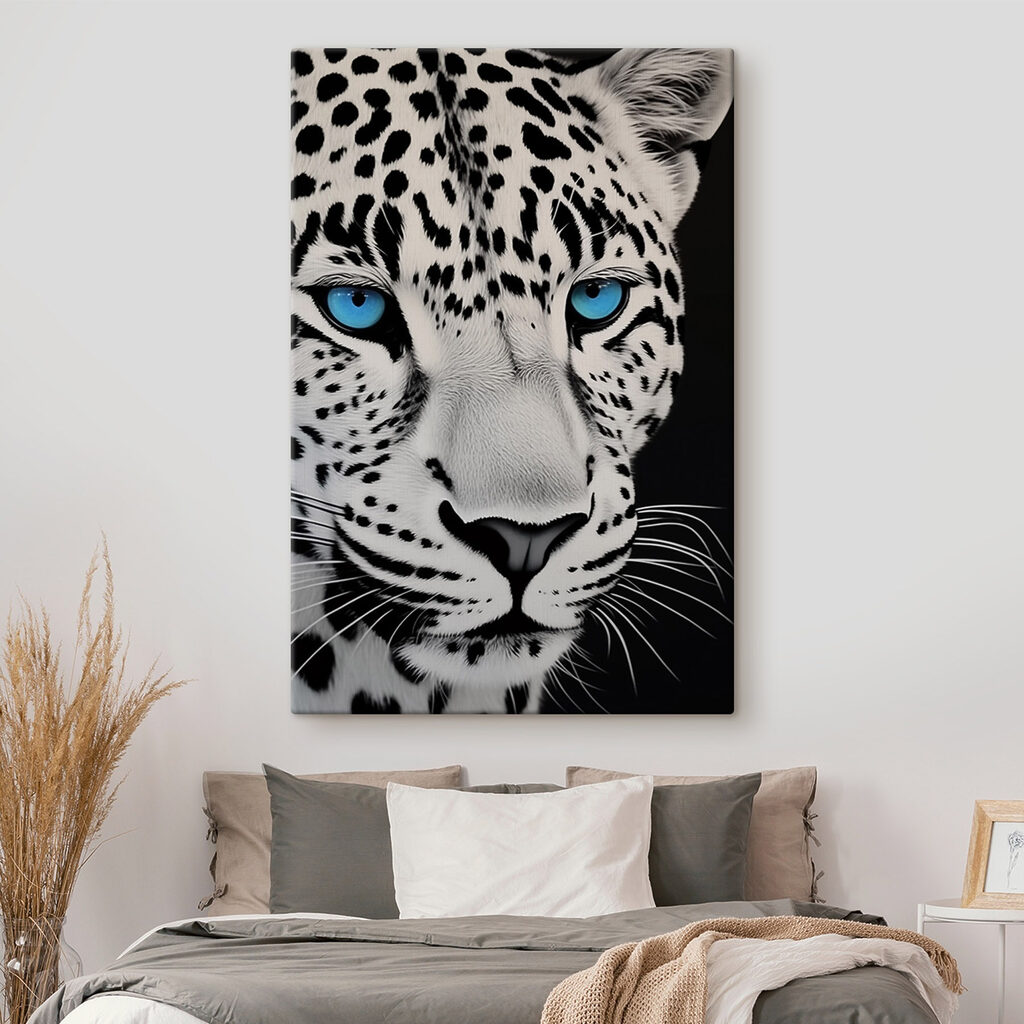 Striking beauty in black and white