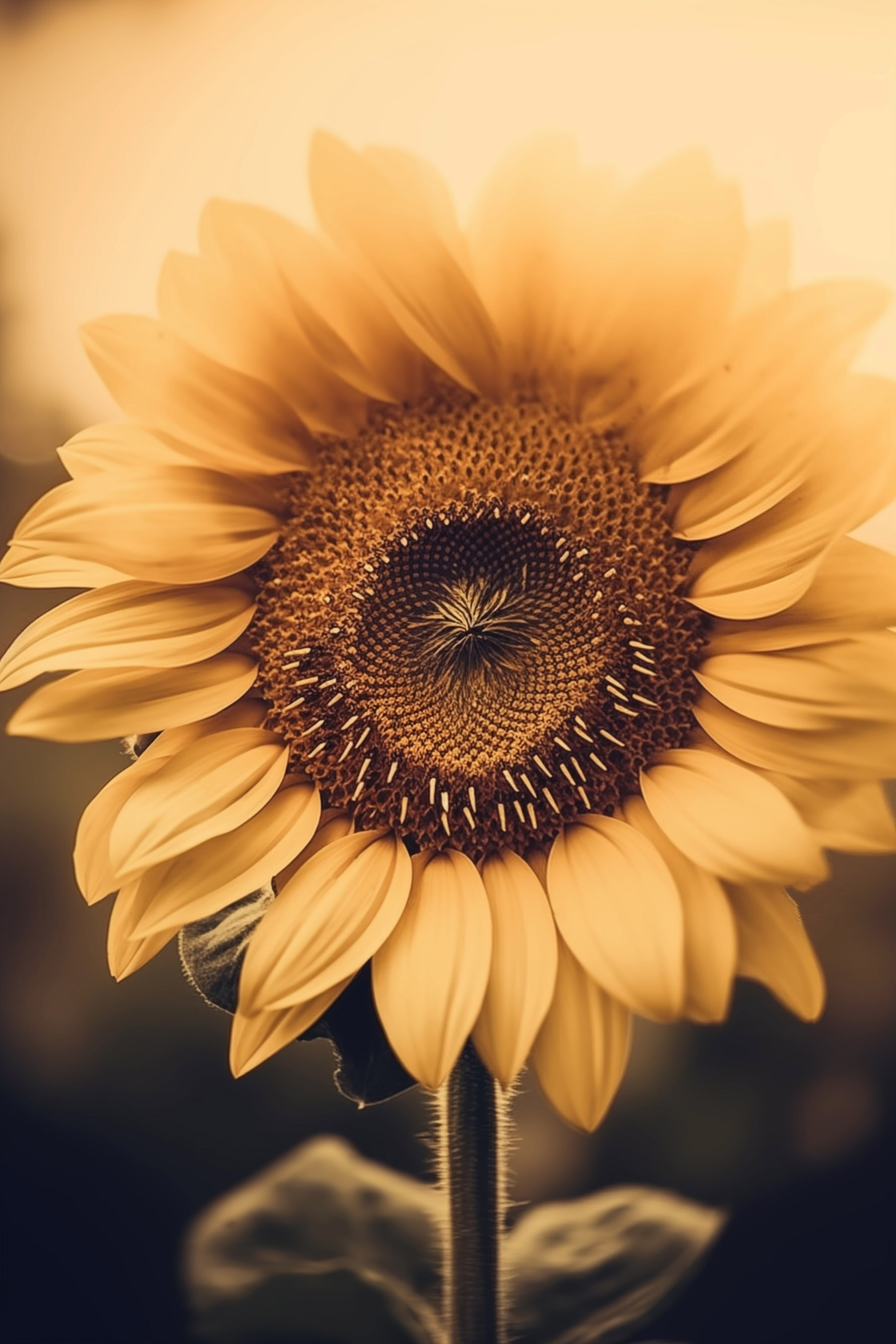 Vibrant petals in soft sunlight