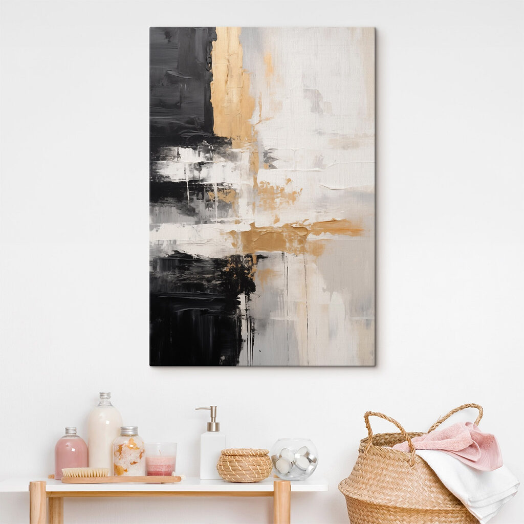 Black and white painting