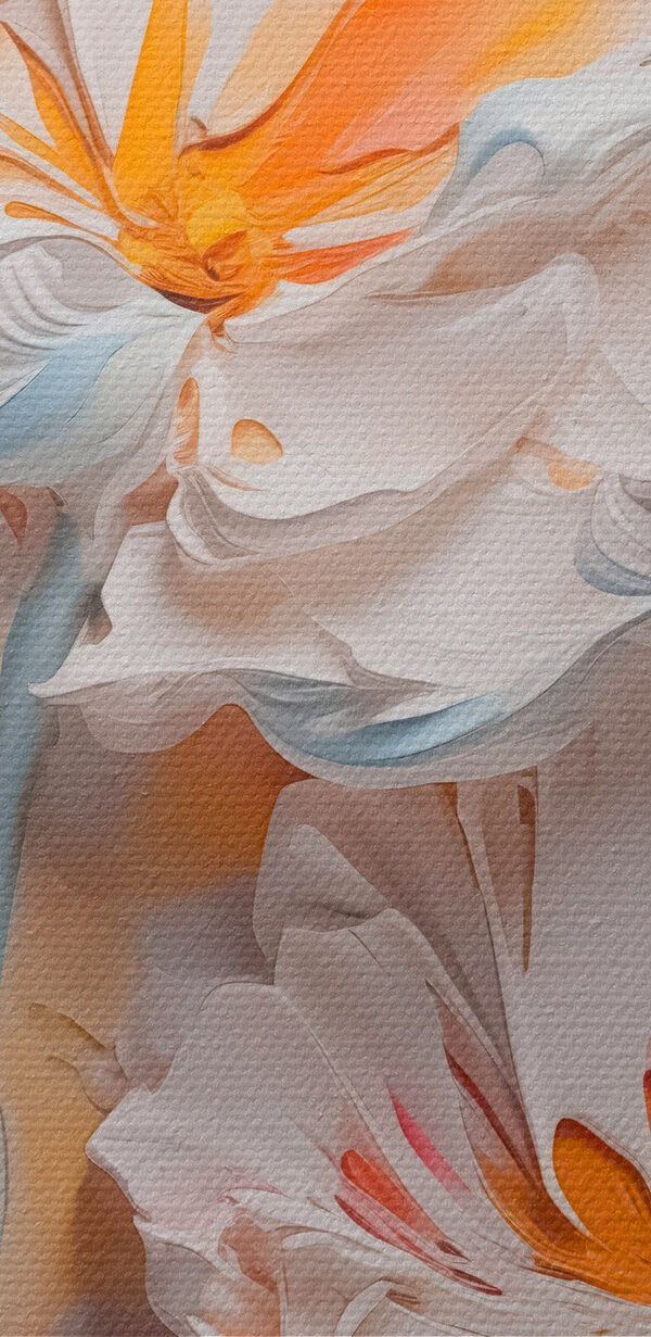 Malba květin na zdi Malba květin na zdi