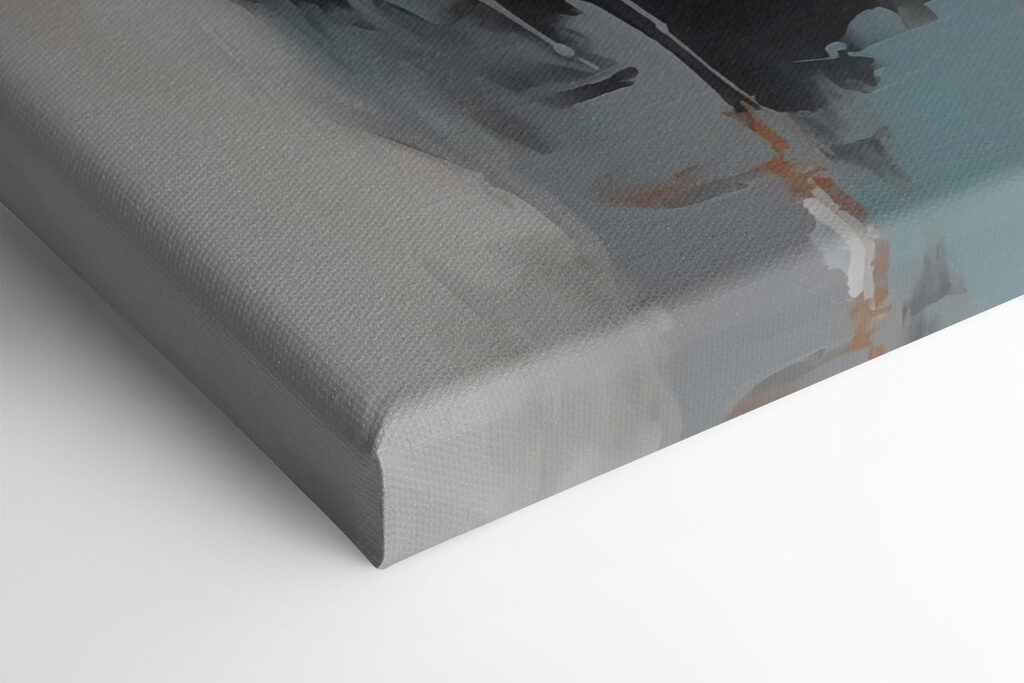 Painting of a woman's face