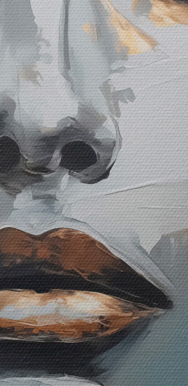 Malba ženského obličeje Malba ženského obličeje