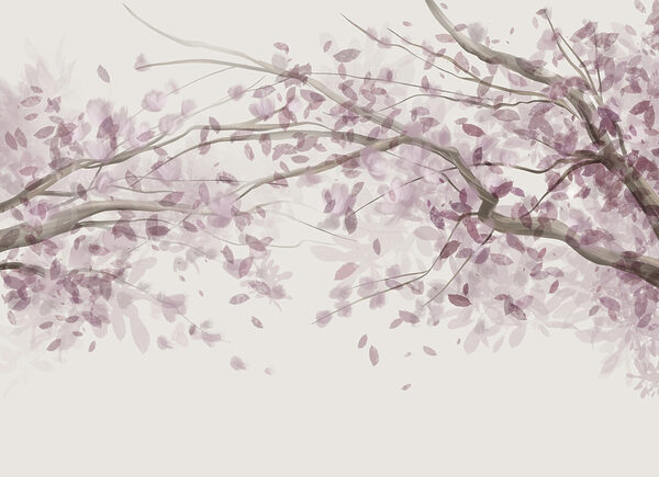 Tree with purple leaves Tree with purple leaves