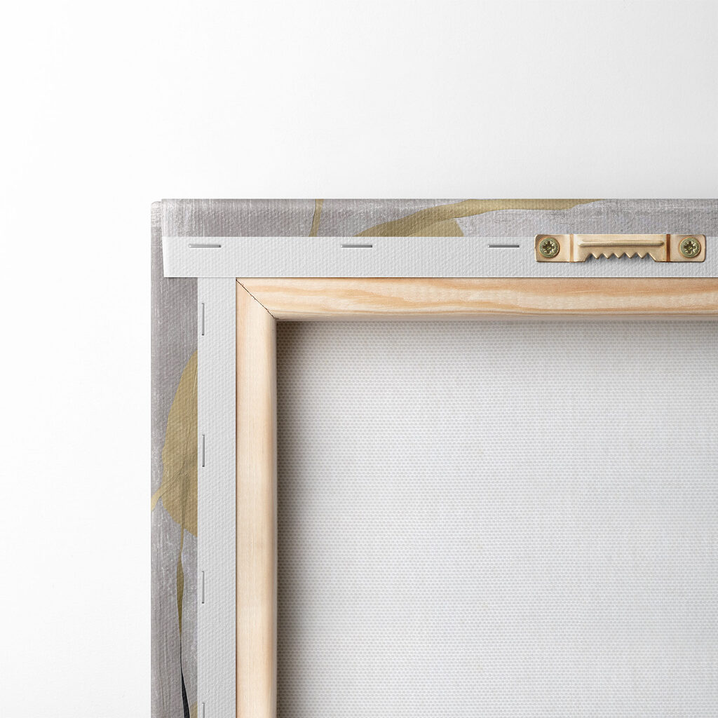 Abstract harmony in contrasting colors