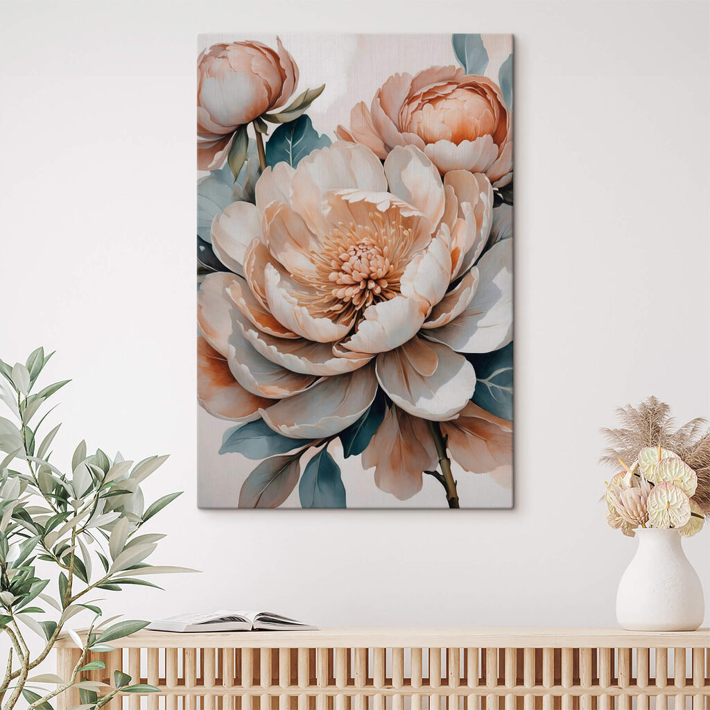 Bountiful blooms in soft tones