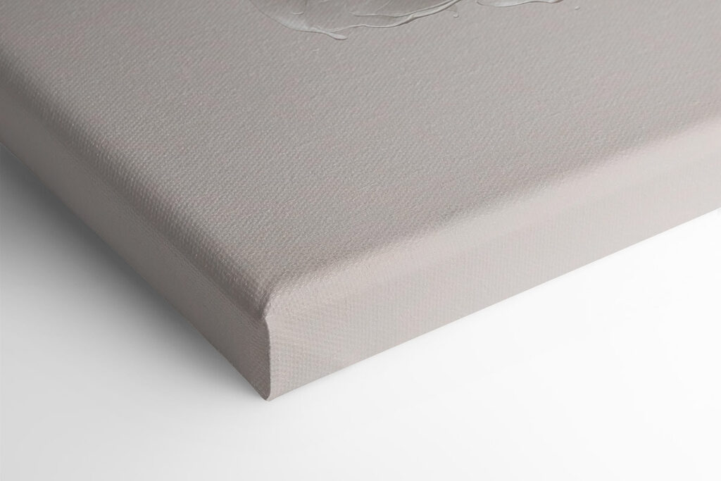 Black and white flower