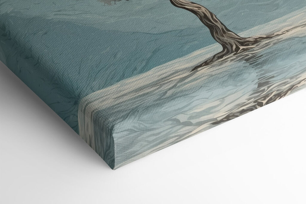 Two trees in the water