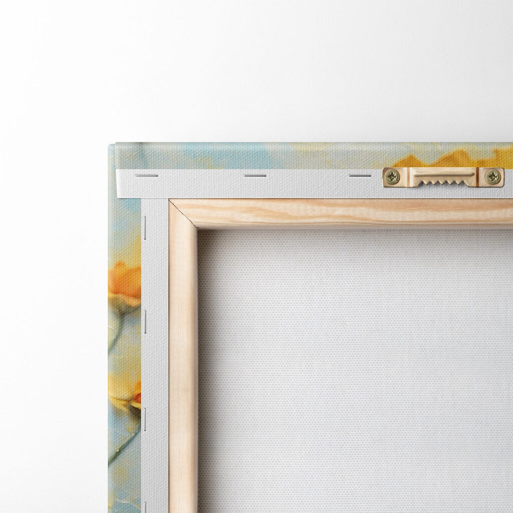 Vibrant blooms enhance serene backdrop Vibrant blooms enhance serene backdrop