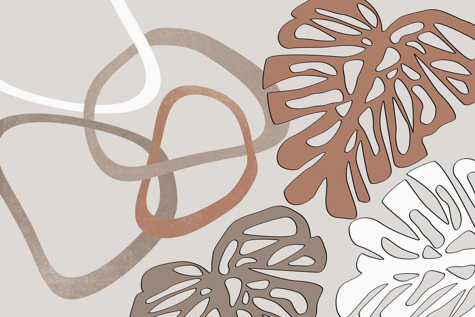 Elegant lines and organic shapes combined