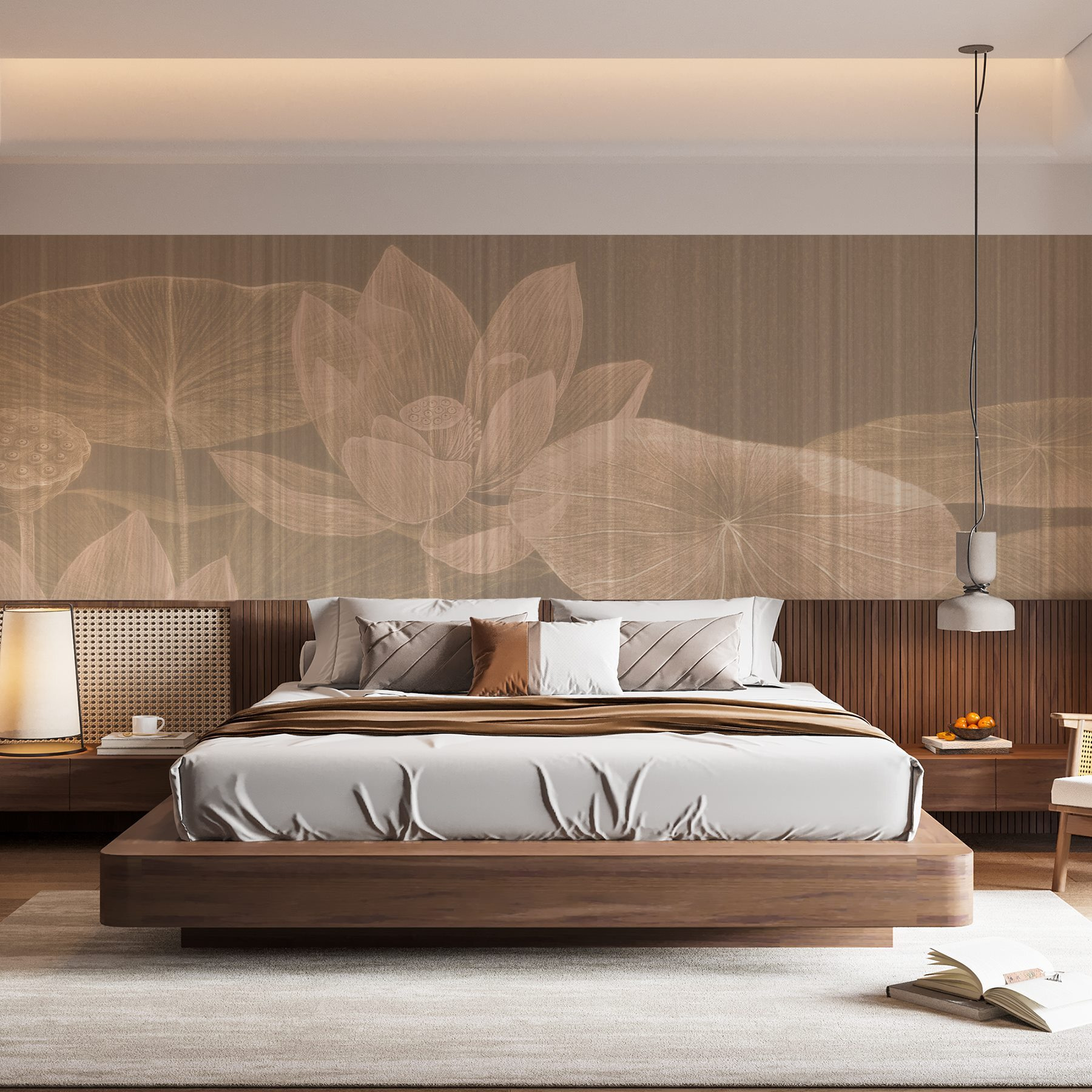 Faded beauty of water lilies