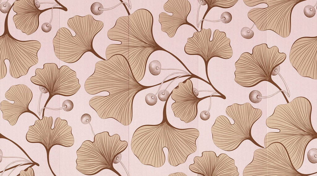 Elegantní botanický vzor v jemných tónech. Elegantní botanický vzor v jemných tónech.