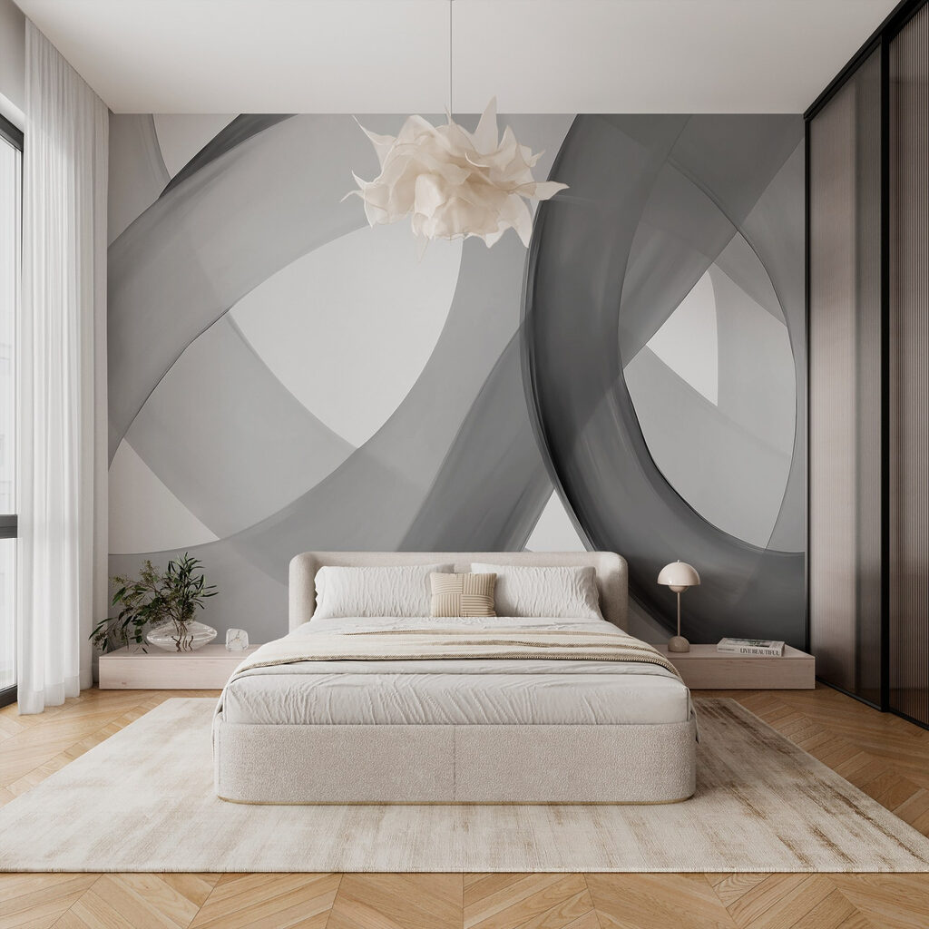 Grey and white swirls Grey and white swirls