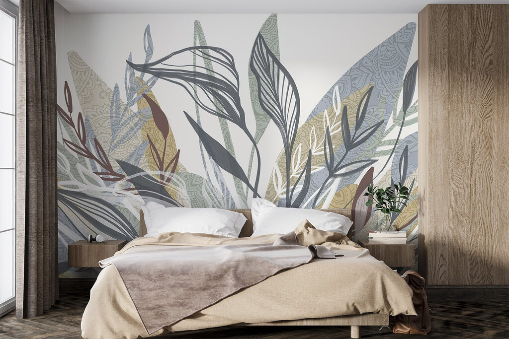 Elegant foliage with intricate patterns