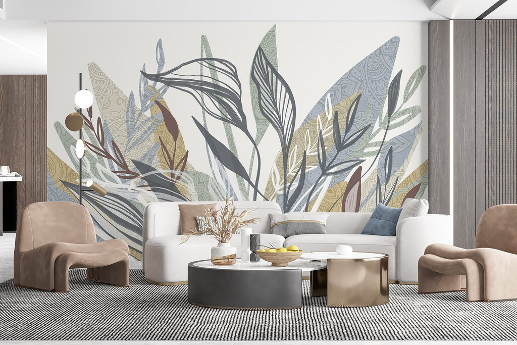 Elegant foliage with intricate patterns