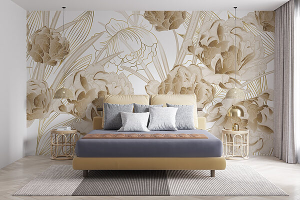 Elegantní květinový design v tlumených tónech Elegantní květinový design v tlumených tónech
